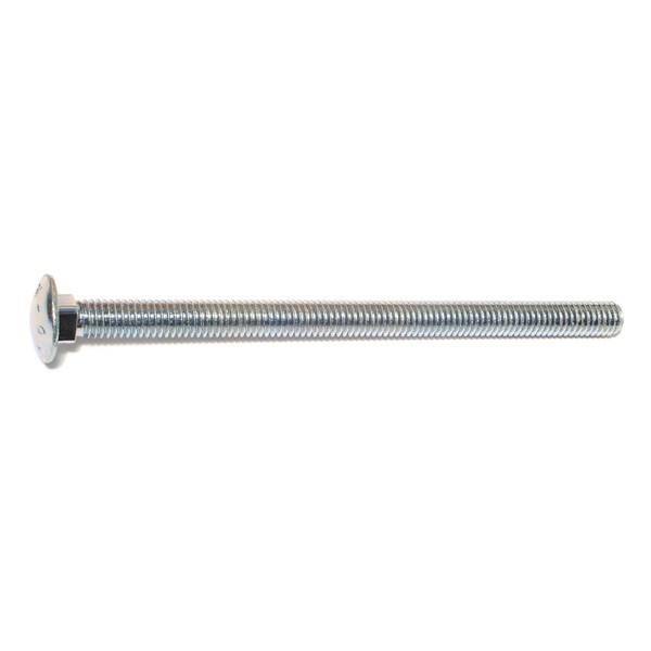 Midwest Fastener Carriage Bolt, Square Neck, 16 (Coarse), 6 in L, Steel, Zinc Plated, 50 PK 01108 - main